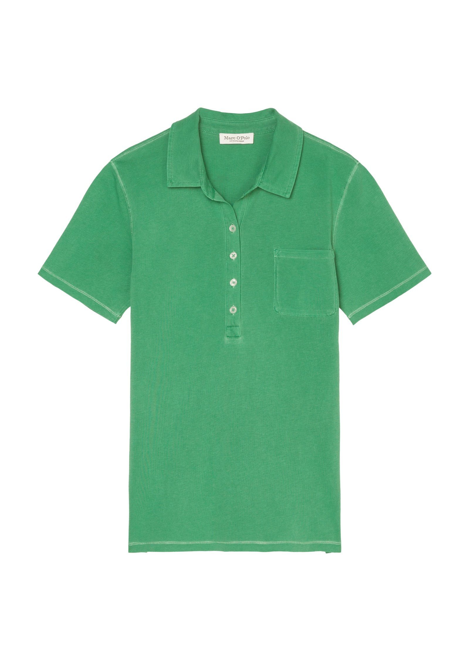 Marc O'Polo Poloshirt aus Cotton green Organic