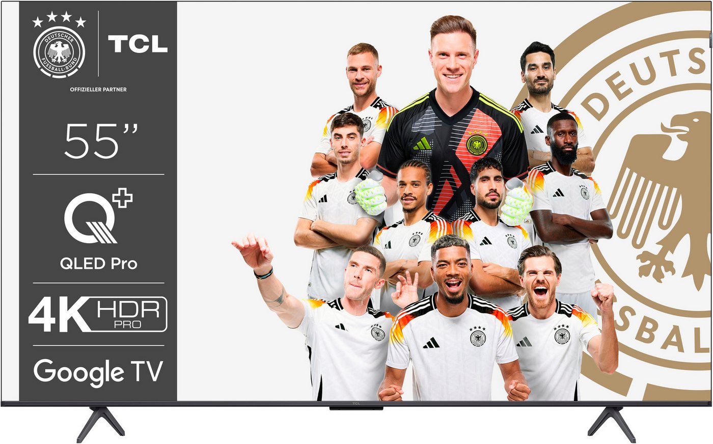 TCL 55C61BX1 QLED-Fernseher (139 cm/55 Zoll, 4K Ultra HD, Smart-TV, Multi HDR, Dolby Vision, Apple TV, HDMI 2.1, ONKYO Sound) schwarz ! RABATT: 52.44% TCL 55C61BX1 QLED-Fernseher (139 cm/55 Zoll, 4K Ultra HD, Smart-TV, Multi HDR, Dolby Vision, Apple TV, HDMI 2.1, ONKYO Sound) schwarz ! RABATT: 52.44%