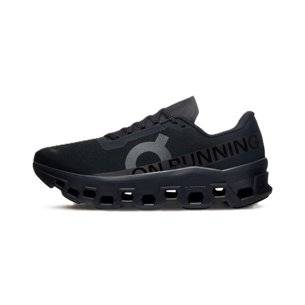 on ON - CLOUDMONSTER 1 - Schwarz Schnürschuh