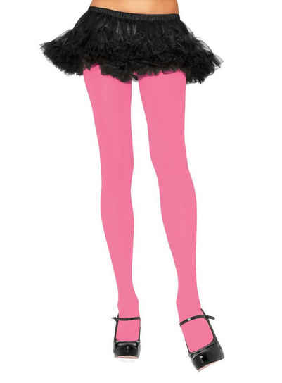 Leg Avenue Kostüm Strumpfhose pink, Unverzichtbares Accessoire für Damen, vielseitig kombinierbares Kostümzubehör