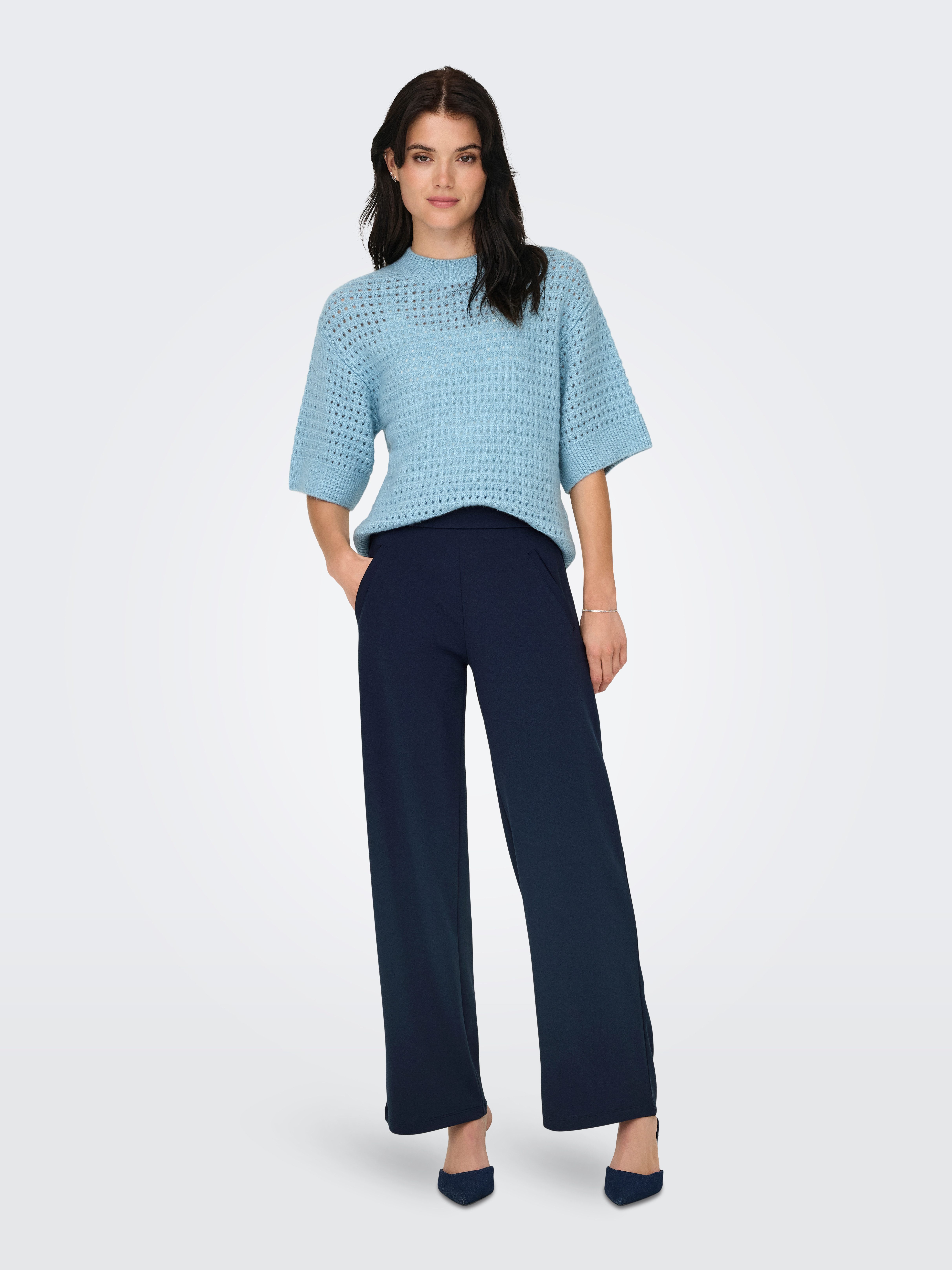 JDY Schlupfhose JDYLOUISVILLE CATIA WIDE PANT JRS NOOS Materialmix