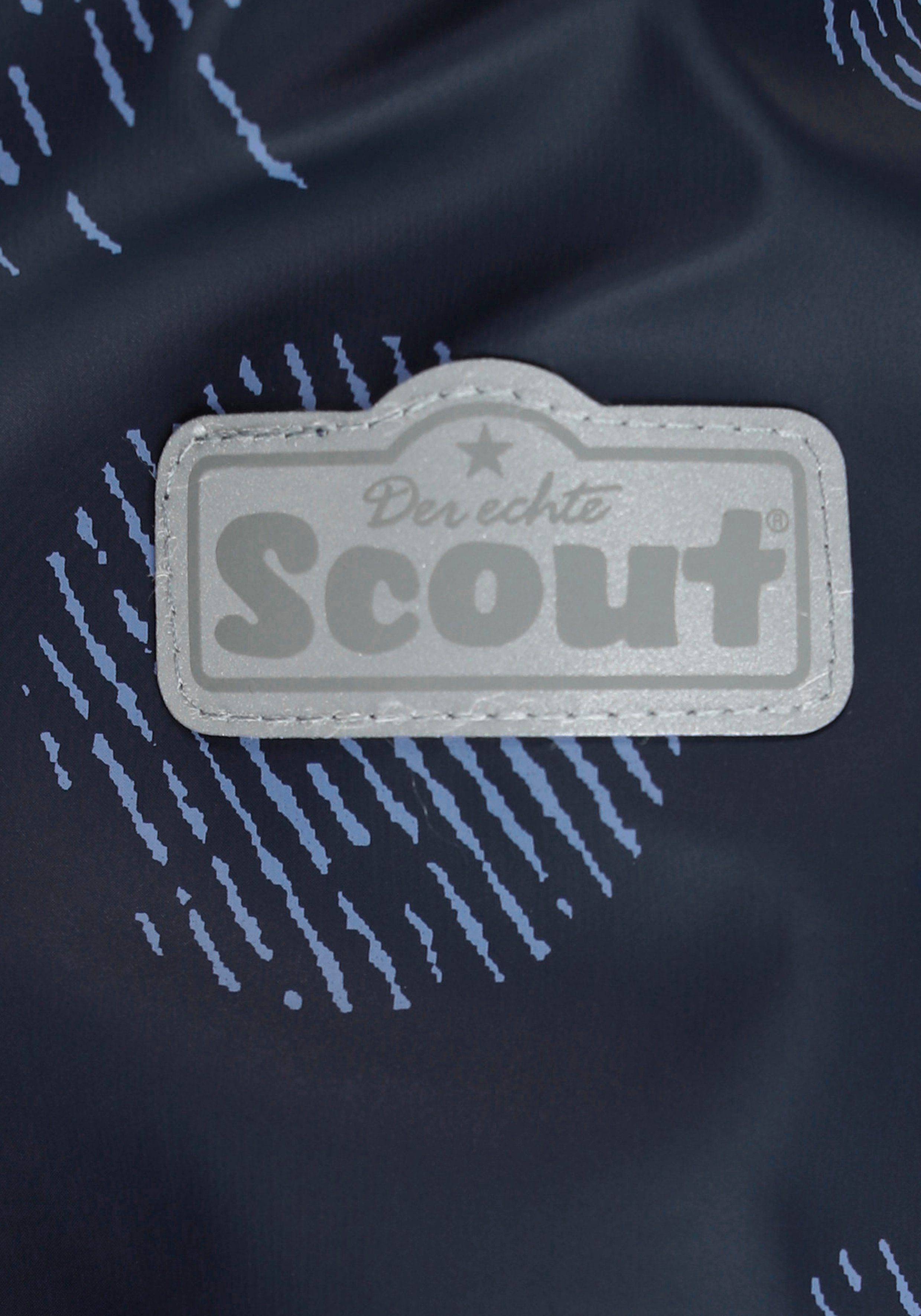 Regenjacke Fleecejacke fast alle blau für marine (Set) + 3-in-1-Funktionsjacke Scout Wetterlagen