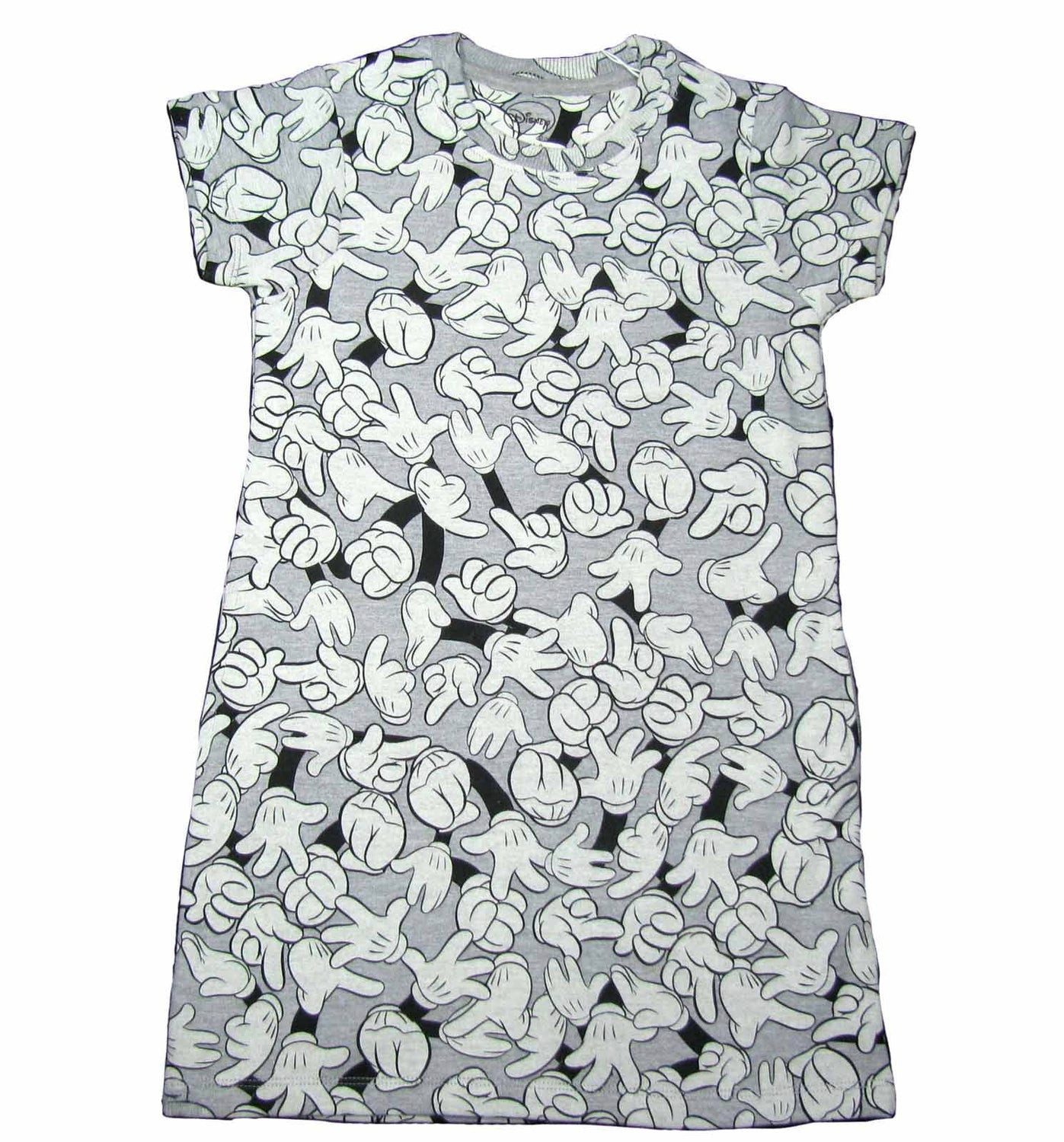 ELEVEN PARIS LITTLE Eleven Paris Shirtkleid / Sweatkleid Mickey Hands grau © DISNEY