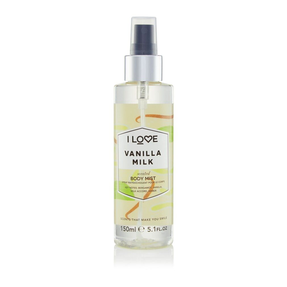 I Love... Körperspray Signature Vanilla Milk Körpernebel für Sie 150ml