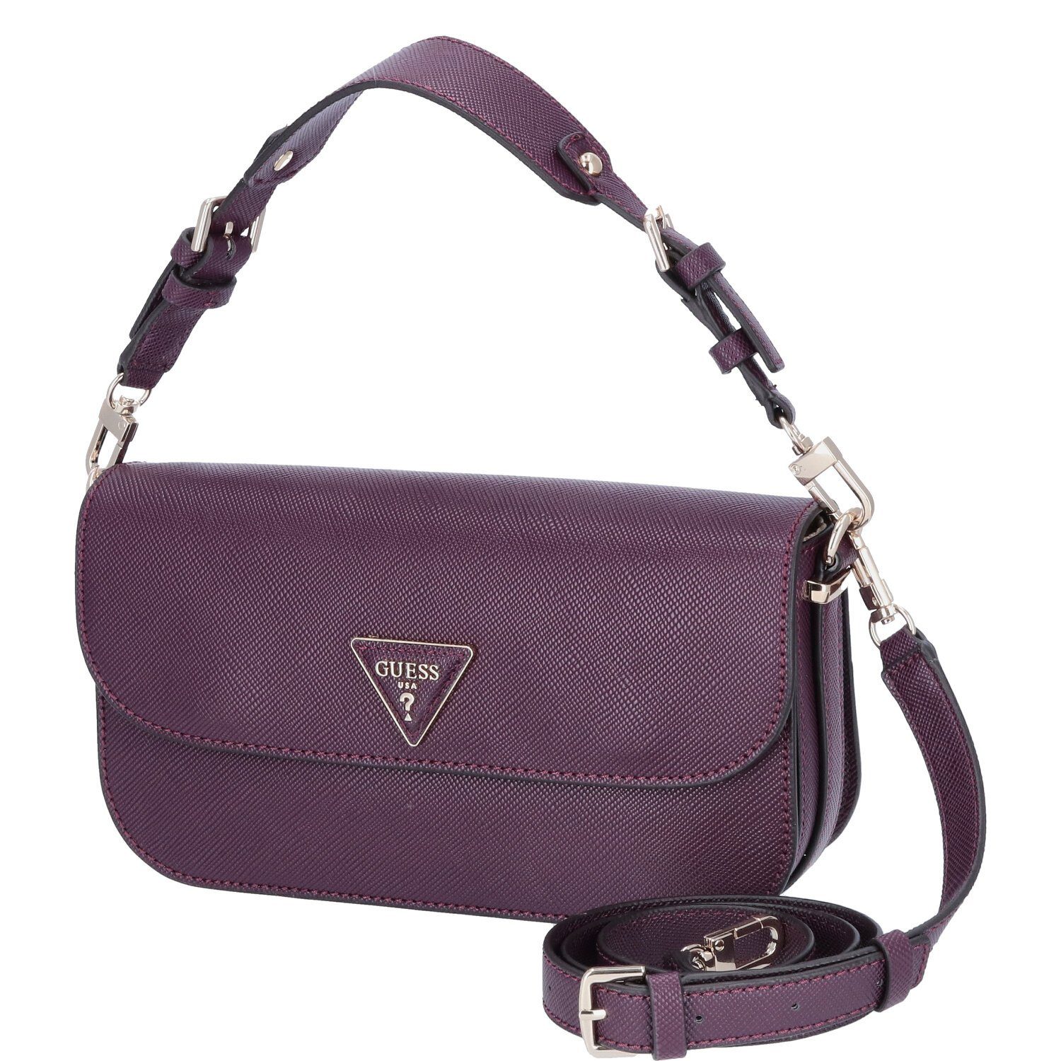 Umhängetasche GUESS Damen Schultertasche Brynlee plum