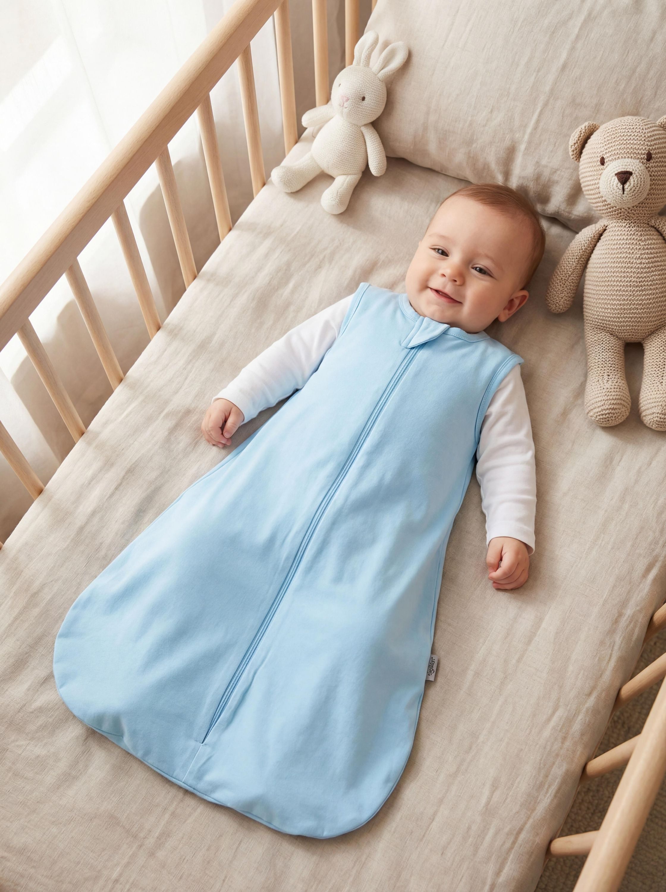 TupTam Babyschlafsack 0.5 TOG Unisex dünner Sommerschlafsack – Bild 3 von 5