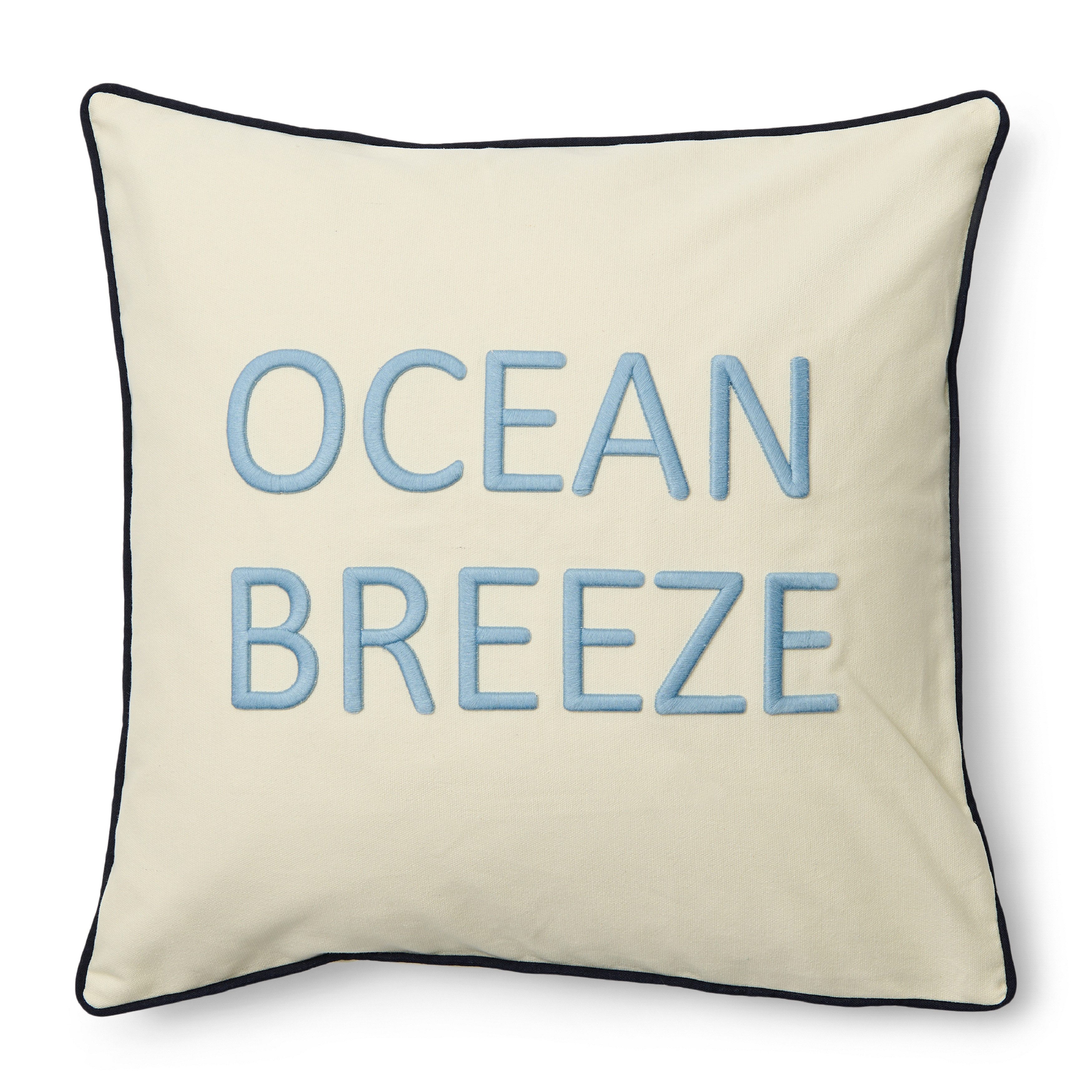 Rivièra Maison Dekokissen Rivièra Maison Ocean Breeze Pillow Cover 50x50, Kissenbezug