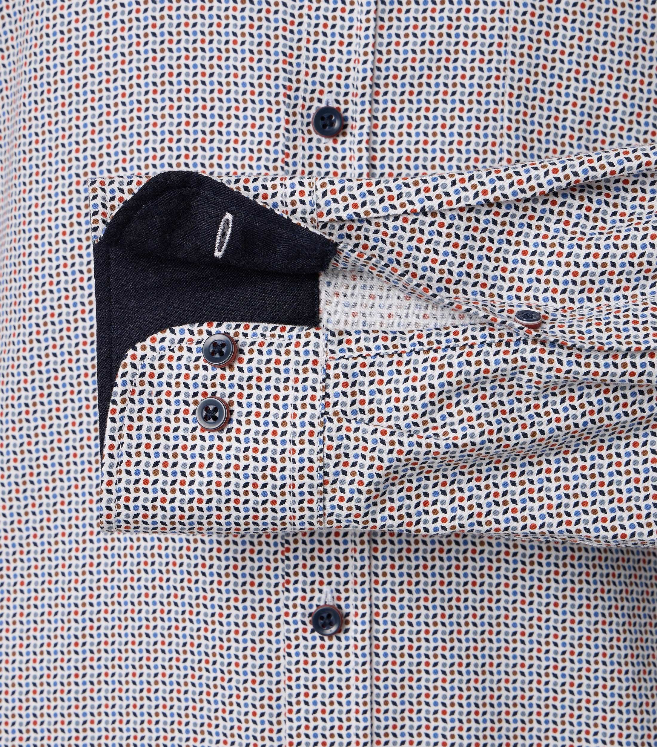 CASAMODA Langarmhemd CASAMODA Freizeithemd Print