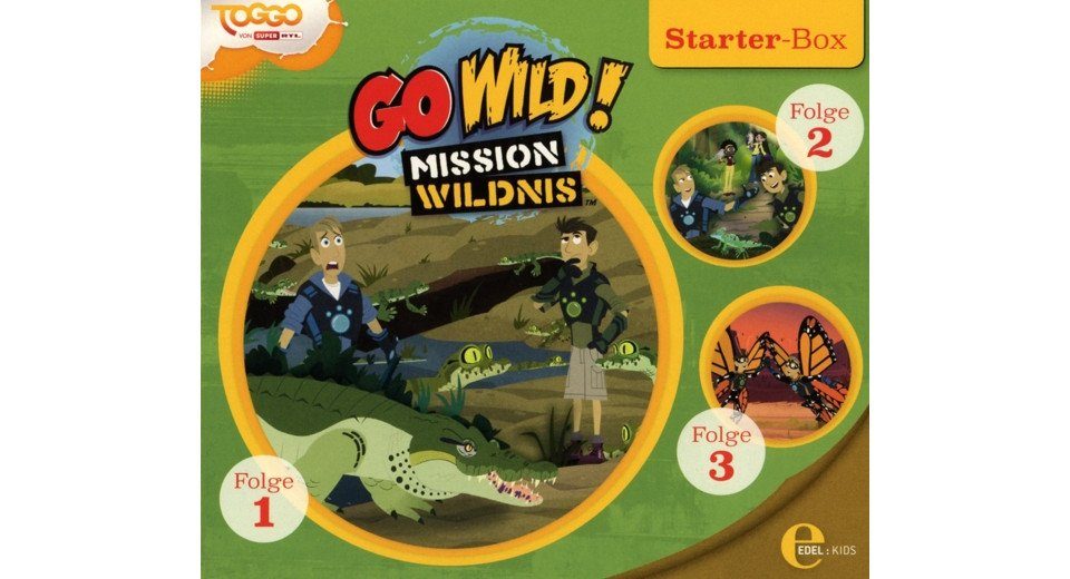 Hörspiel-CD Go Wild! - Starter-Box, 3 Audio-CDs