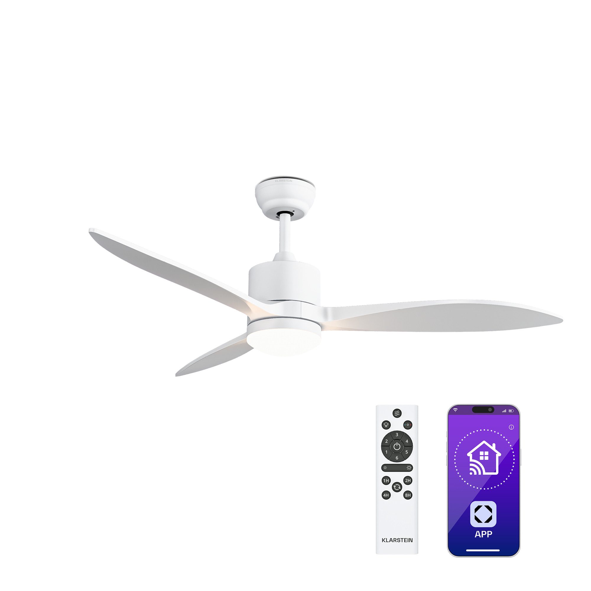 Klarstein Bodenventilator SkyBreeze Smart Deckenventilator, Deckenventilato günstig online kaufen