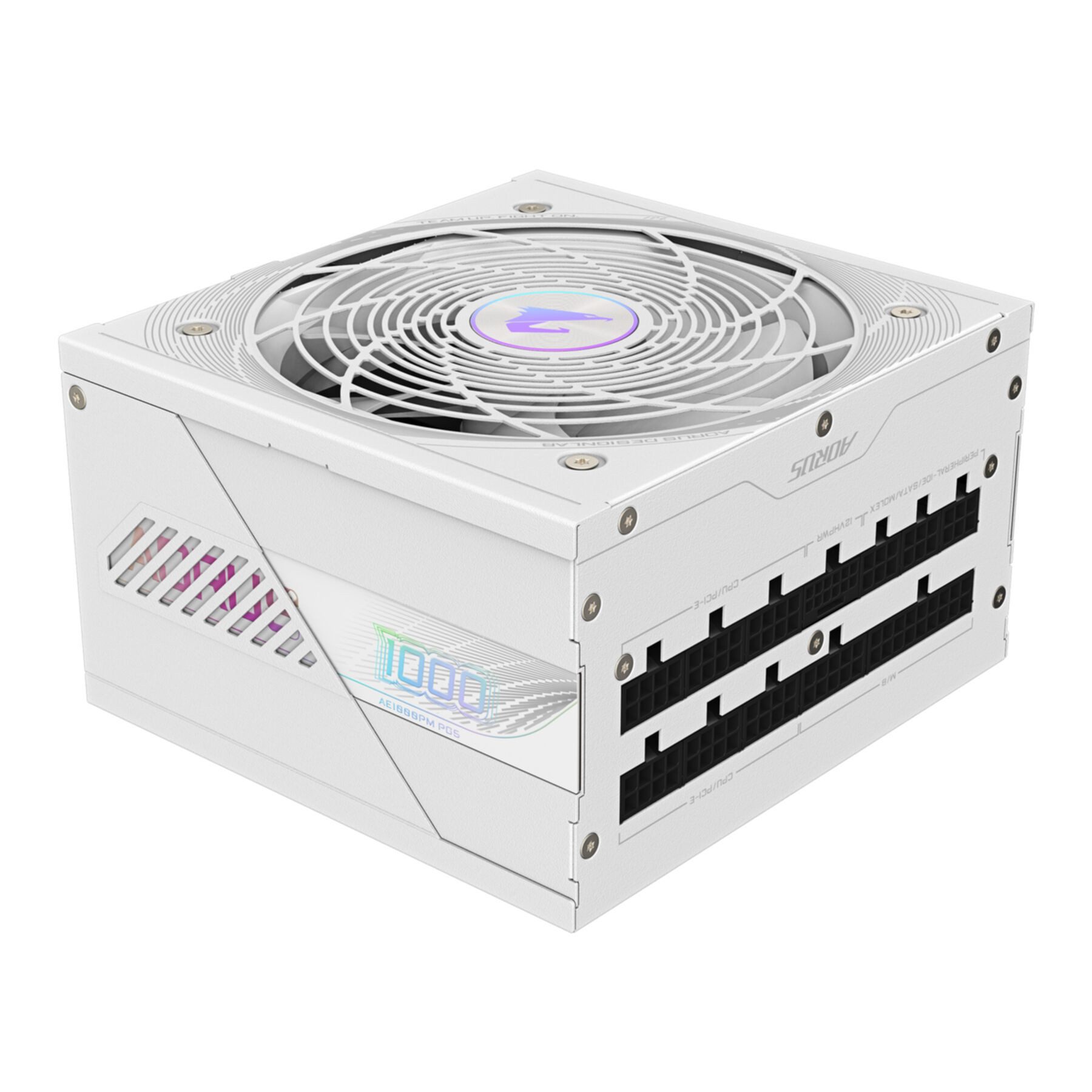 Gigabyte AORUS ELITE P1000W ICE Netzteil - PCIe 5.0, 80 PLUS Platinum, Vollmodu Netzteil