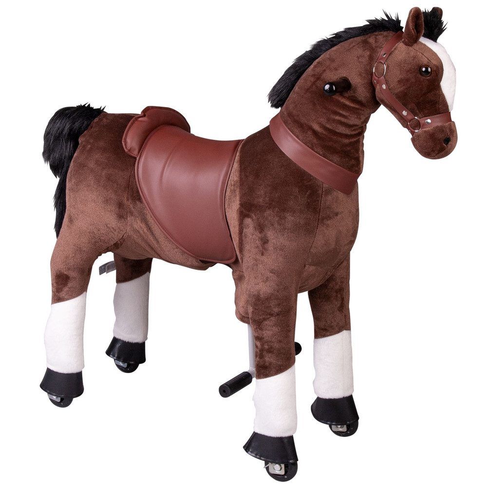 Besttoy Plüschfigur Besttoy - Plüschpferd zum Reiten mit Rollen - ca. 95 cm günstig online kaufen