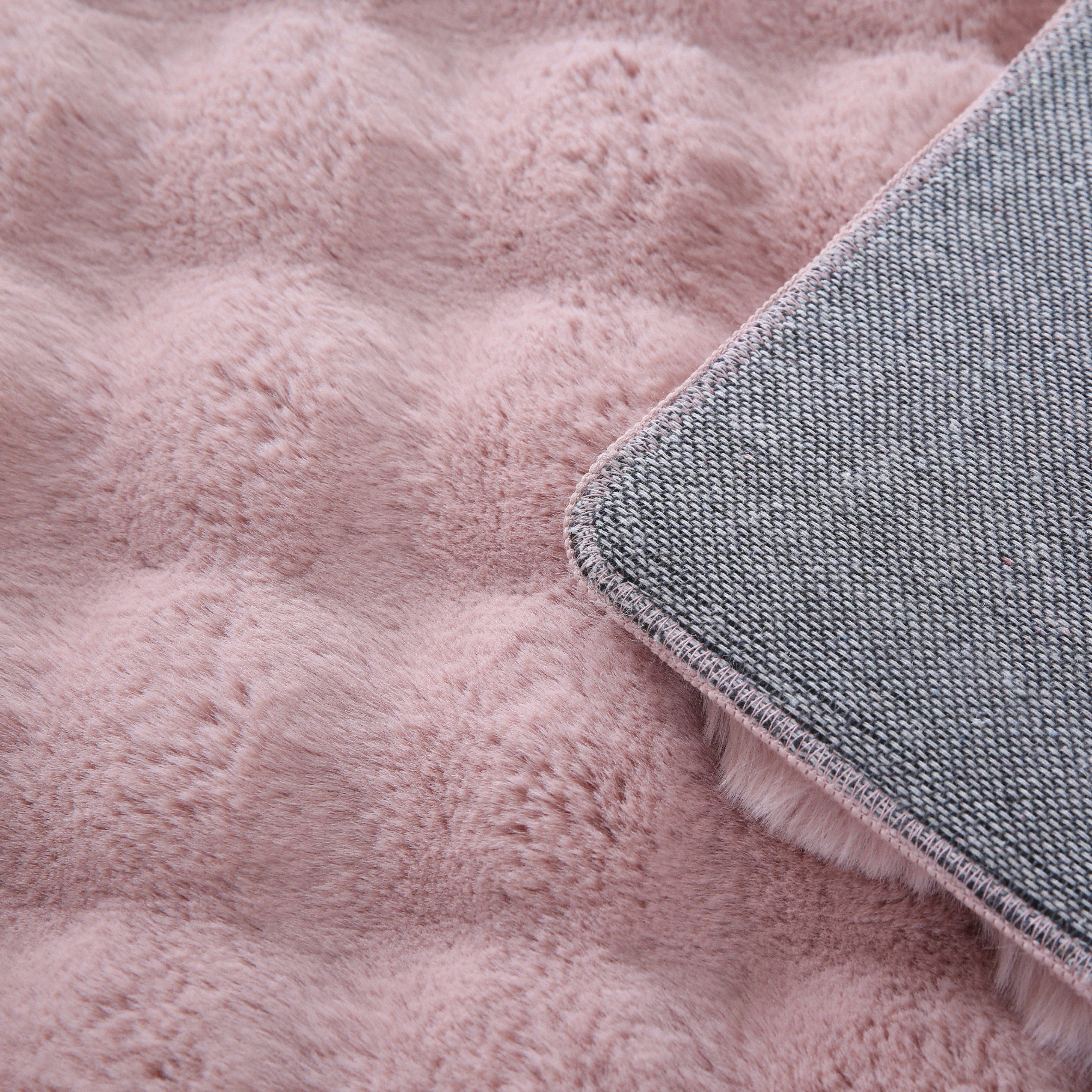 Ayyildiz Teppiche Hochflor-Teppich AMBIANCE 5110, auch als Läufer, rechteckig, Höhe: 25 mm, Fell Haptik / Besonders weich / Dicker Flor / Pflegeleicht – Bild 4 von 5