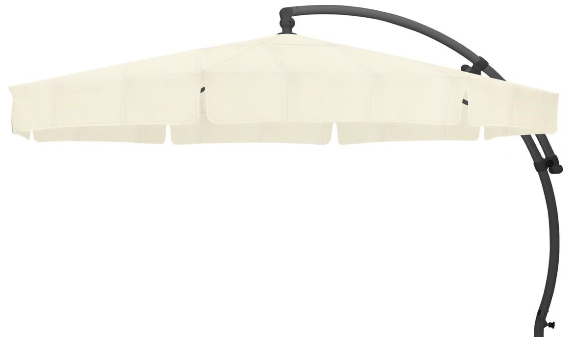 Sun Garden Angelschirm Easy Sun 350 cm beige-anthrazit B064-M06 Ampelschirm Sun Garden