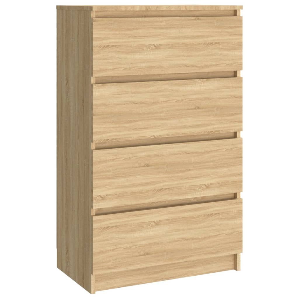 vidaXL Sideboard Sideboard Sonoma-Eiche 60x35x98,5 cm Holzwerkstoff (1 St)