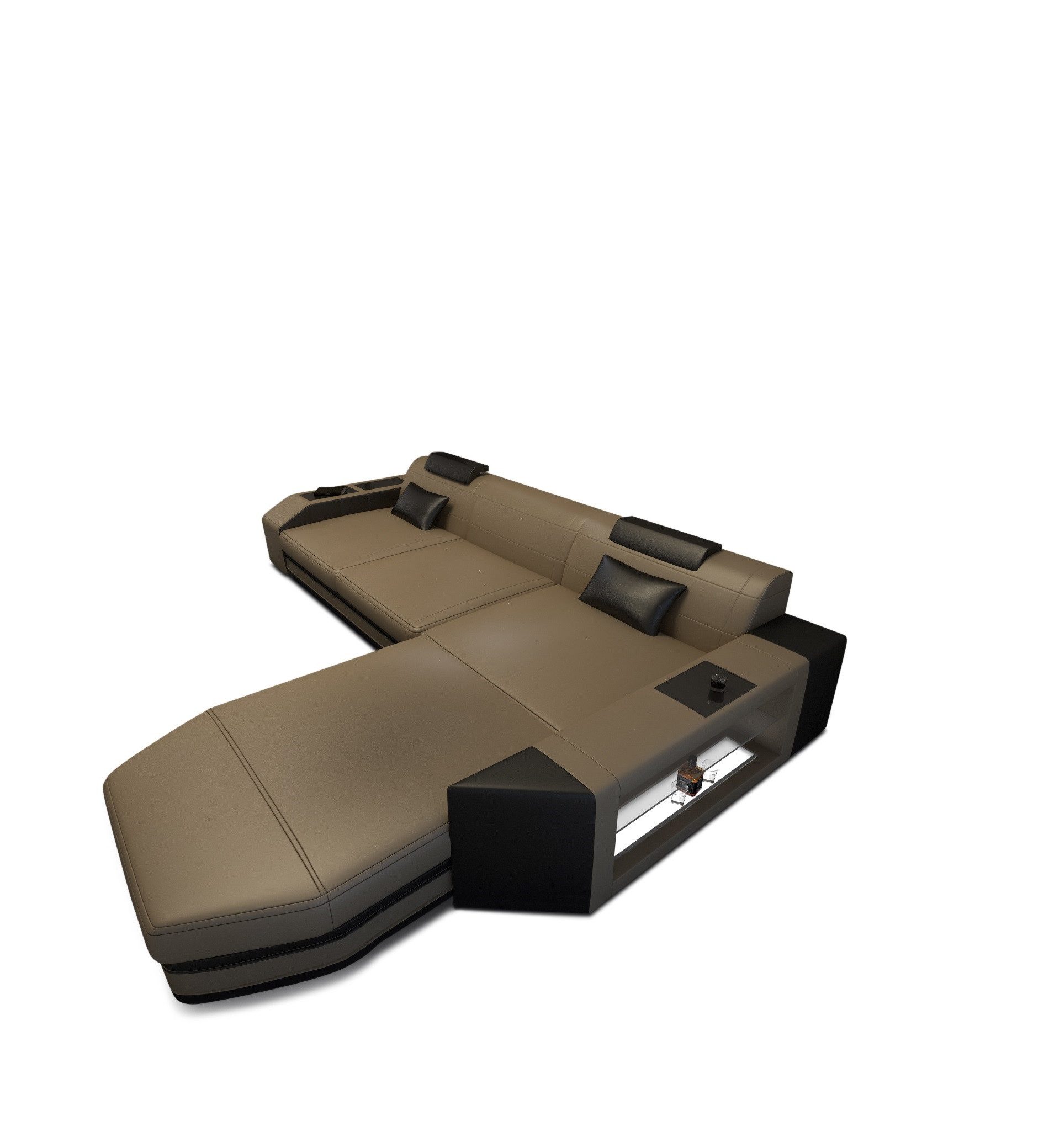 Sofa Dreams Ecksofa Ledercouch Sofa Leder günstig online kaufen