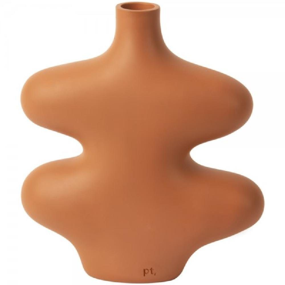 Present Time Dekovase Vase Organic Curves Burned Orange (Small)