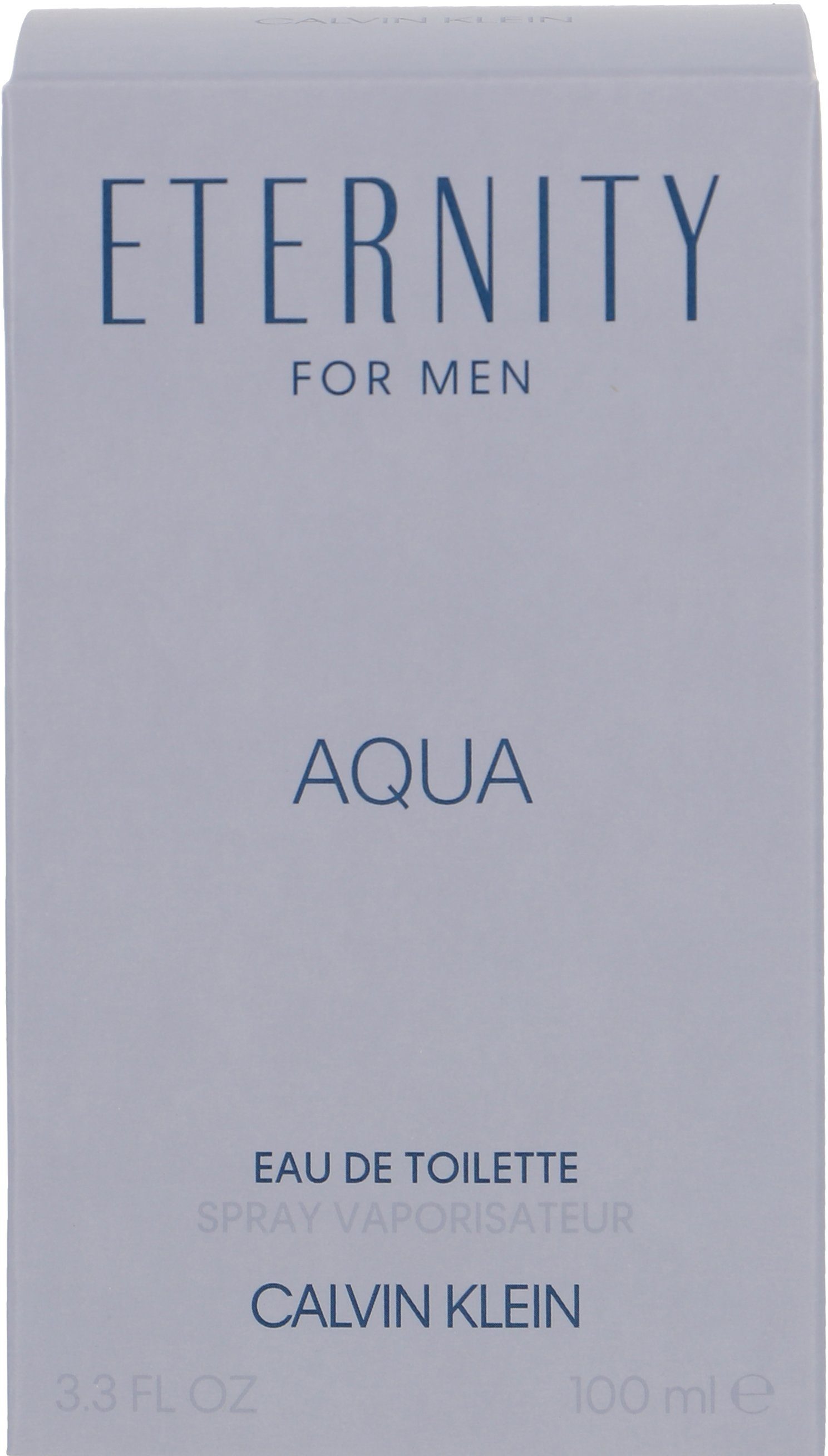 Calvin Klein Eau de Toilette CALVIN KLEIN Eternity Men Aqua, mit würzig exotischen Komponenten