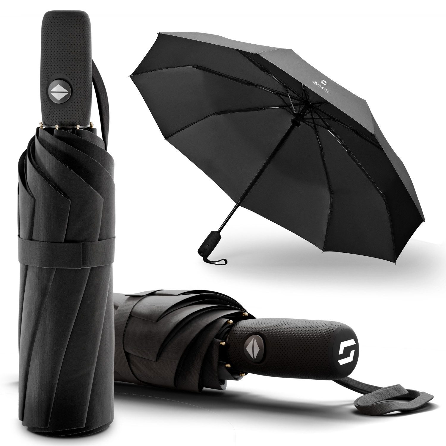 Styngard Taschenregenschirm Oslo, Sturmfest bis 140 km/h