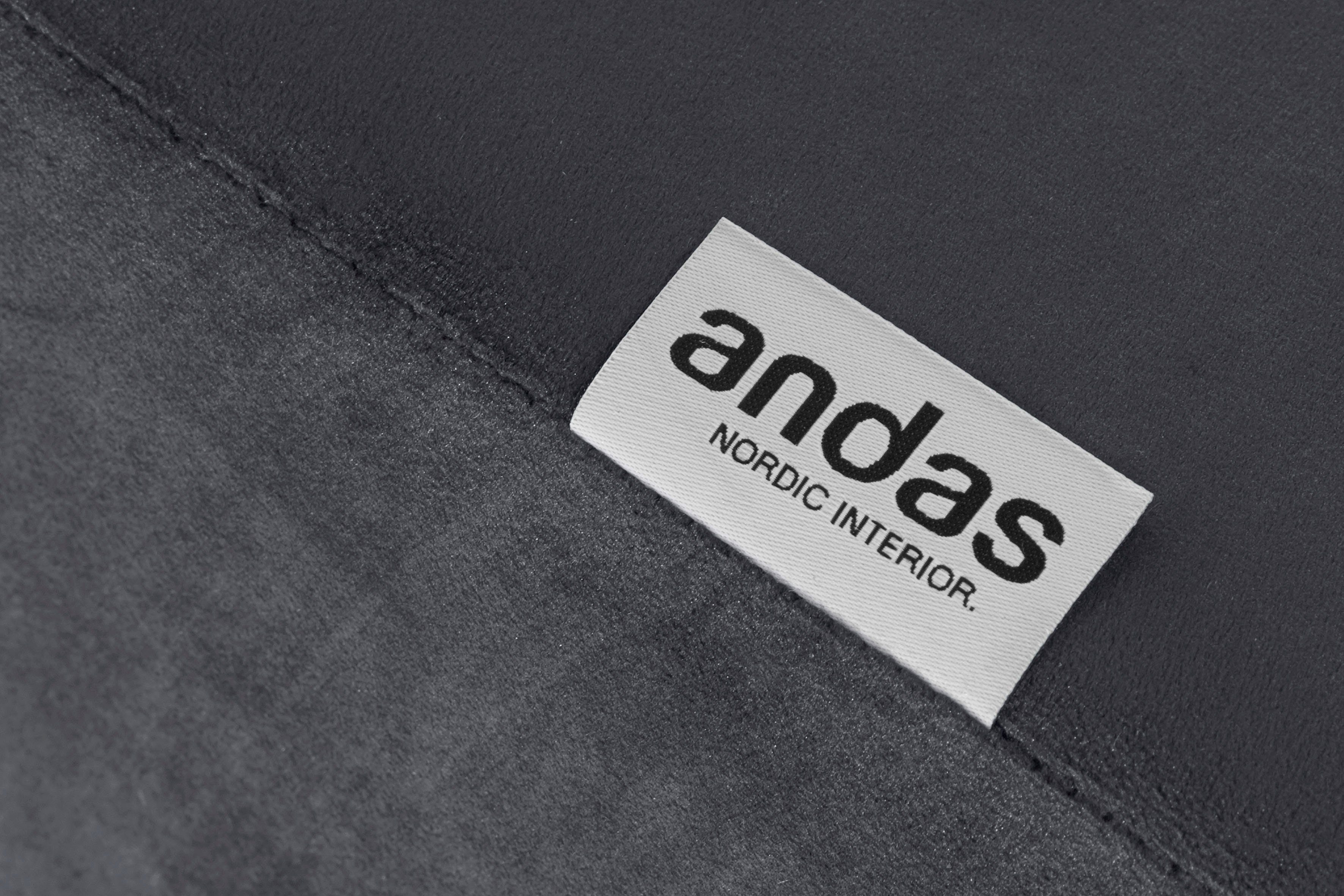 andas 2-Sitzer Frode, mit eleganten Metallfüßen