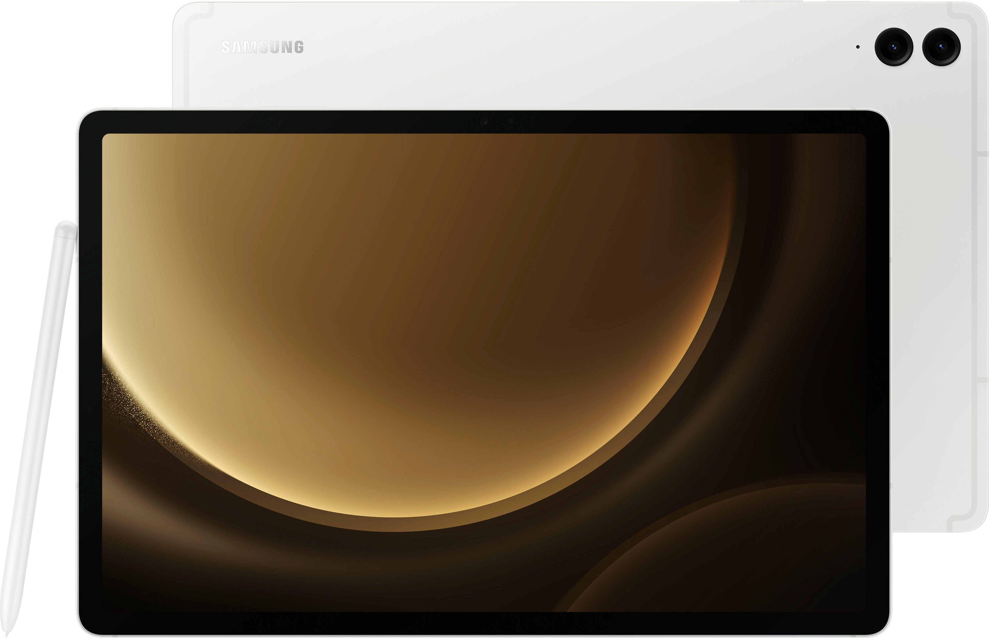 S9 Android,One GB, Tab Samsung Tablet FE+ 128 silver (12,4", UI,Knox) Galaxy