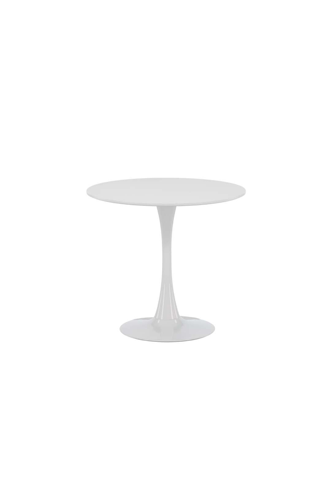 Venture Home Esstisch Hamden Esstisch Ø80cm weiß.