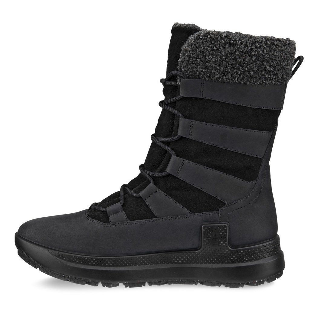 Ecco Solice Boot High (Nubukleder, Primaloft®-Bio-Isolierung) schwarz Damen günstig online kaufen