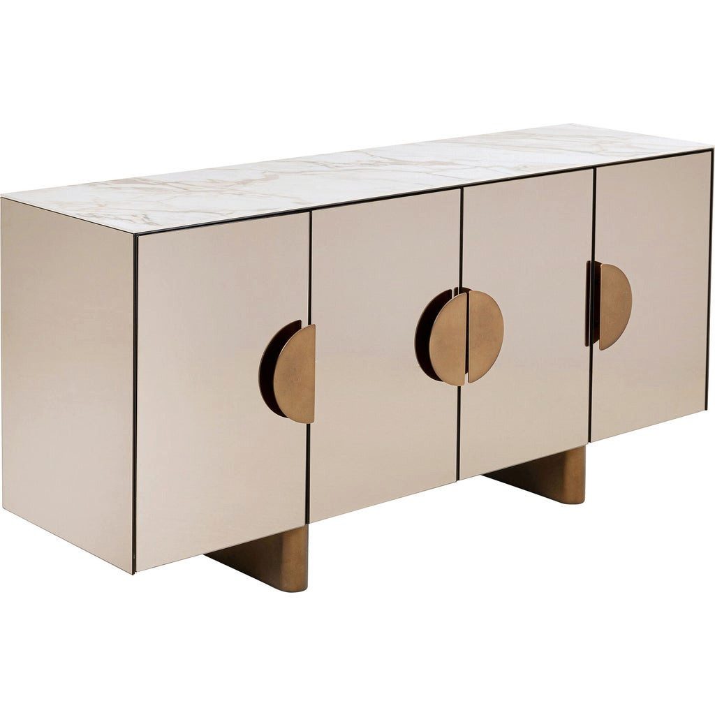 Kare Design Sideboard Lunar, verspiegelt, Breite 160 cm