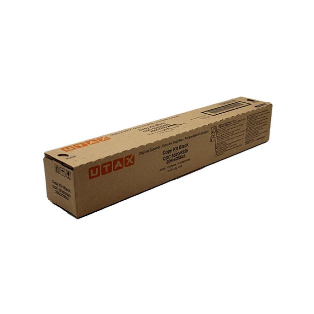 UTAX Tonerkartusche Utax Toner CDC 5520 Schwarz - Original Toner., (Toner, Kompatibel mit CDC 5520), Original UTAX Toner, Schwarz, 1 Stück, Seitenleistung 12000 Seiten