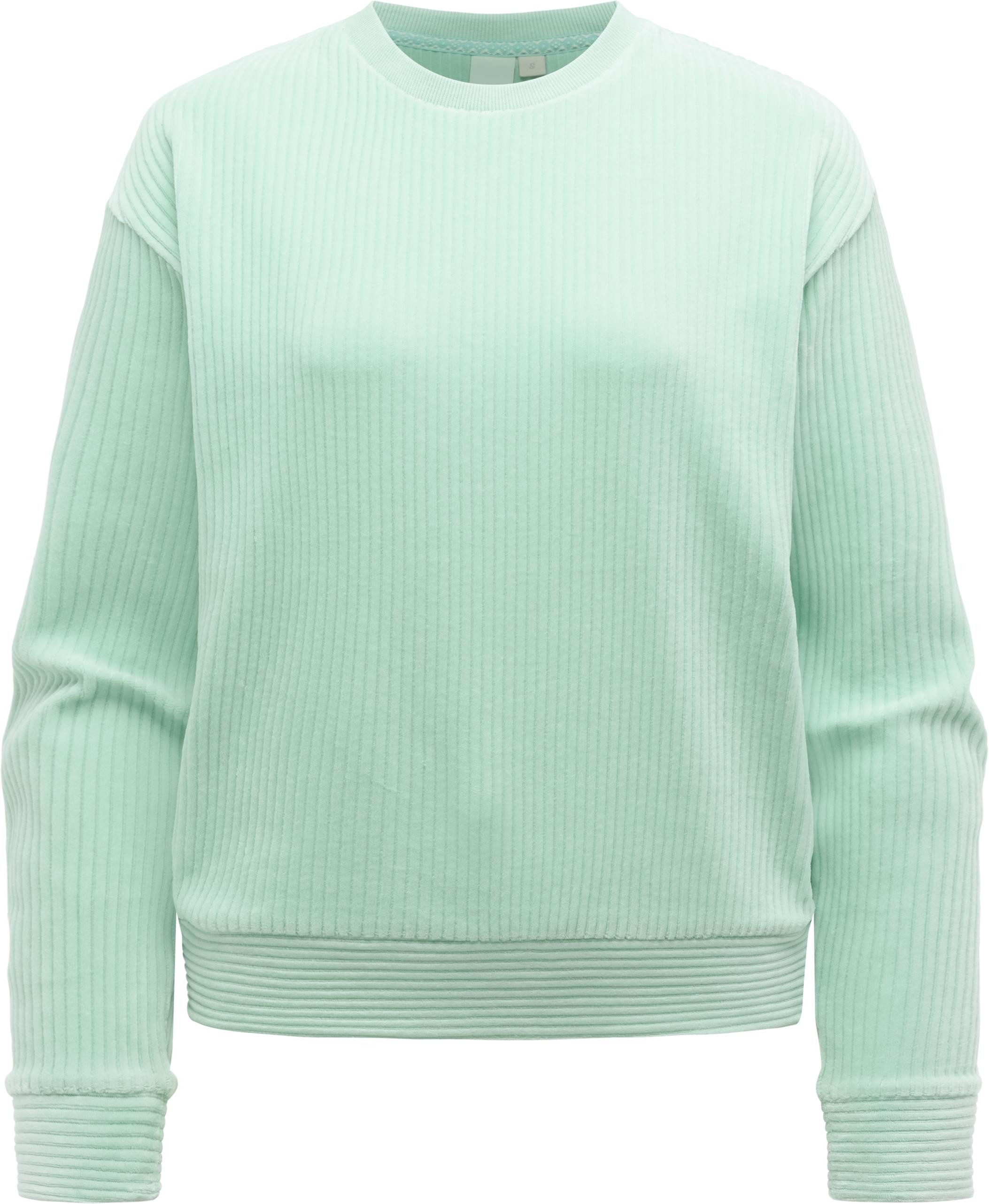 Ragwear Sweatshirt Dellani Cordy Langarm Oberteil in Kord-Optik
