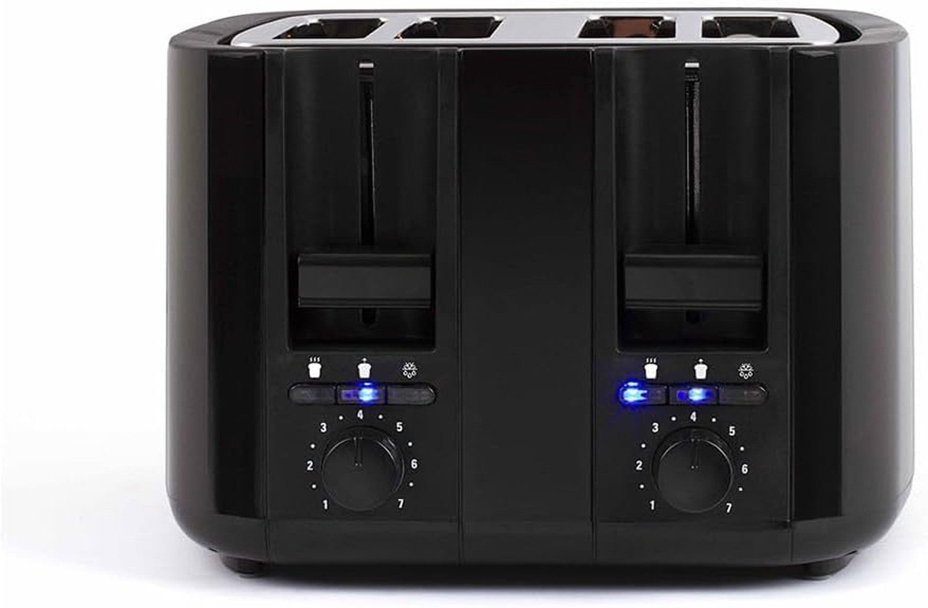 LIVOO Toaster DOD167N für 4 Scheiben Toast, 1500 W