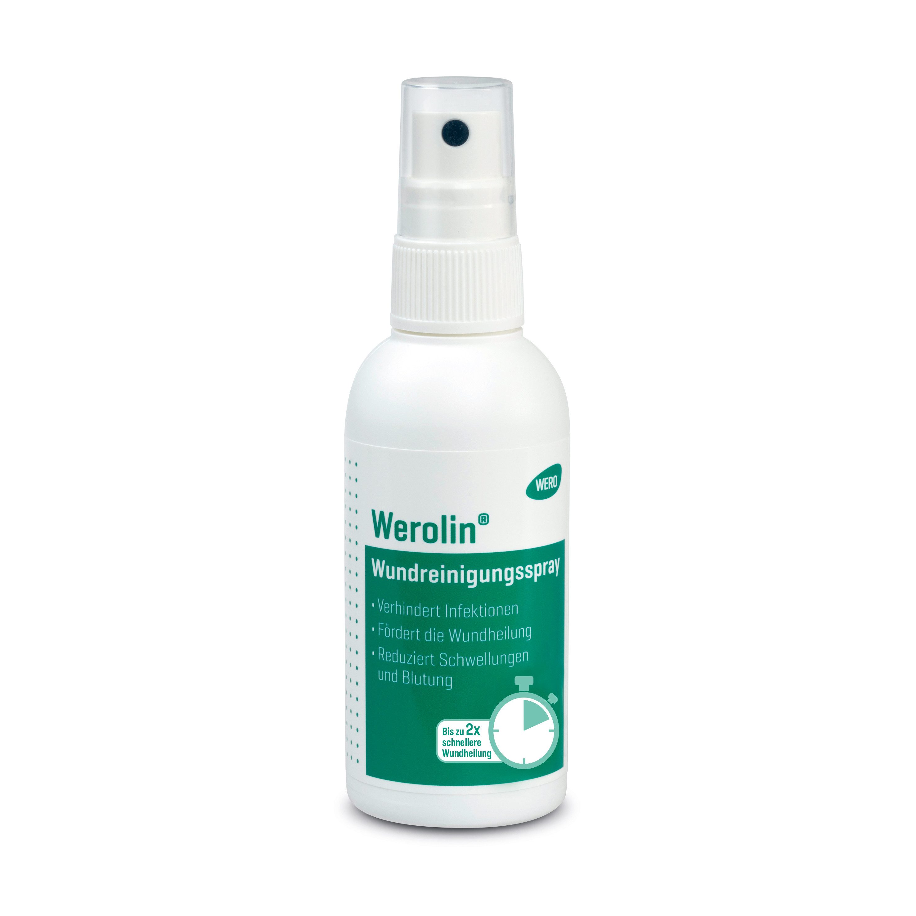 WERO Erste-Hilfe-Set Werolin® Wundreinigungsspray - unterstützt Selbstheilung, 75 ml