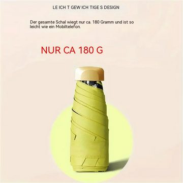 RefinedFlare Taschenregenschirm Kompakter Fashionista-Reiseschirm, tragbarer UV-Schutz