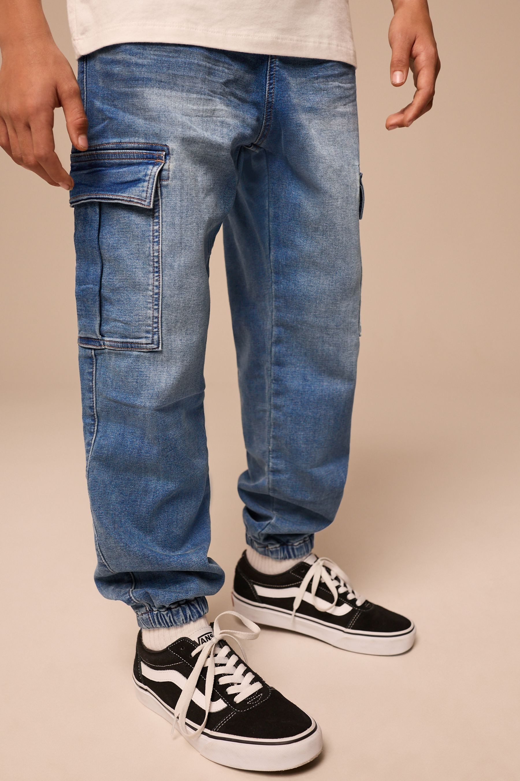 Cargojeans Jeans mit Cargotaschen