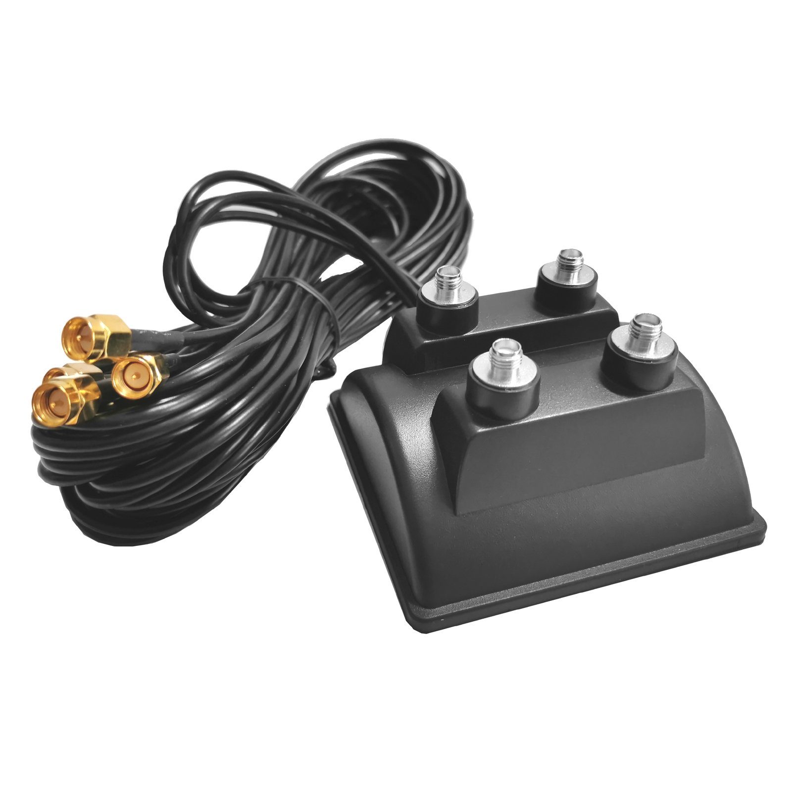 Bolwins G72C WLAN Antennen Verlängerungskabel 3m WiFi 4x SMA Adapter Standfuß WLAN-Antenne (WLAN / GPS Empfang für Innenbereich, für für Innenbereich, Verstärkung: 0 dB), SMA Stecker auf SMA Buchse Antennen-Verlängerungskabel