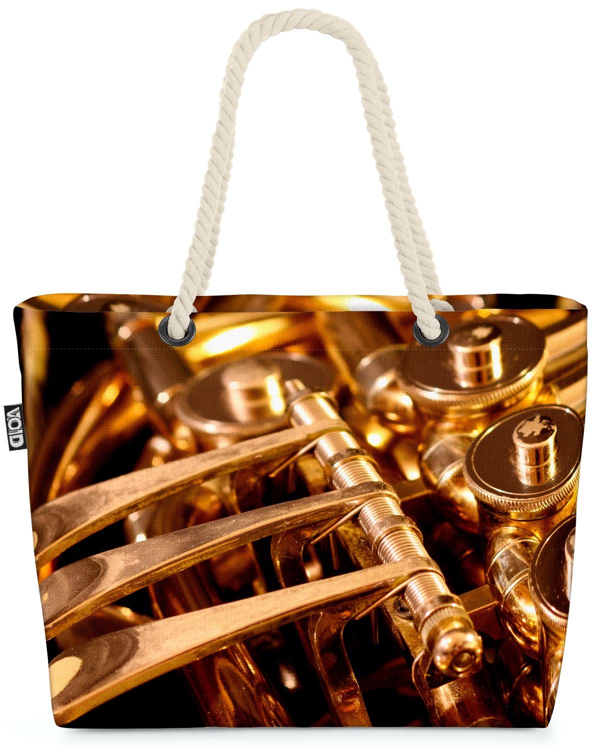 VOID Strandtasche (1-tlg), Horn Instrument Musik Horn Instrument Musik Saxophon Gitarre Violine