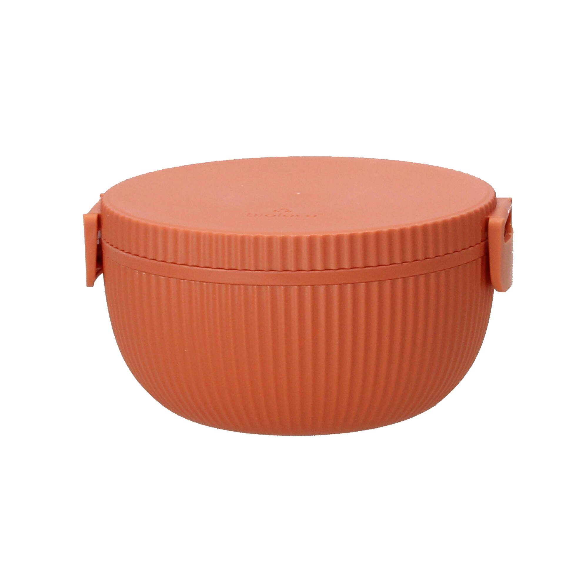 mic bioloco (Kunststoff (1-tlg) Lunchbox PLA GmbH Pflanzenzucker), deluxe terracotta, chic bowl aus plant