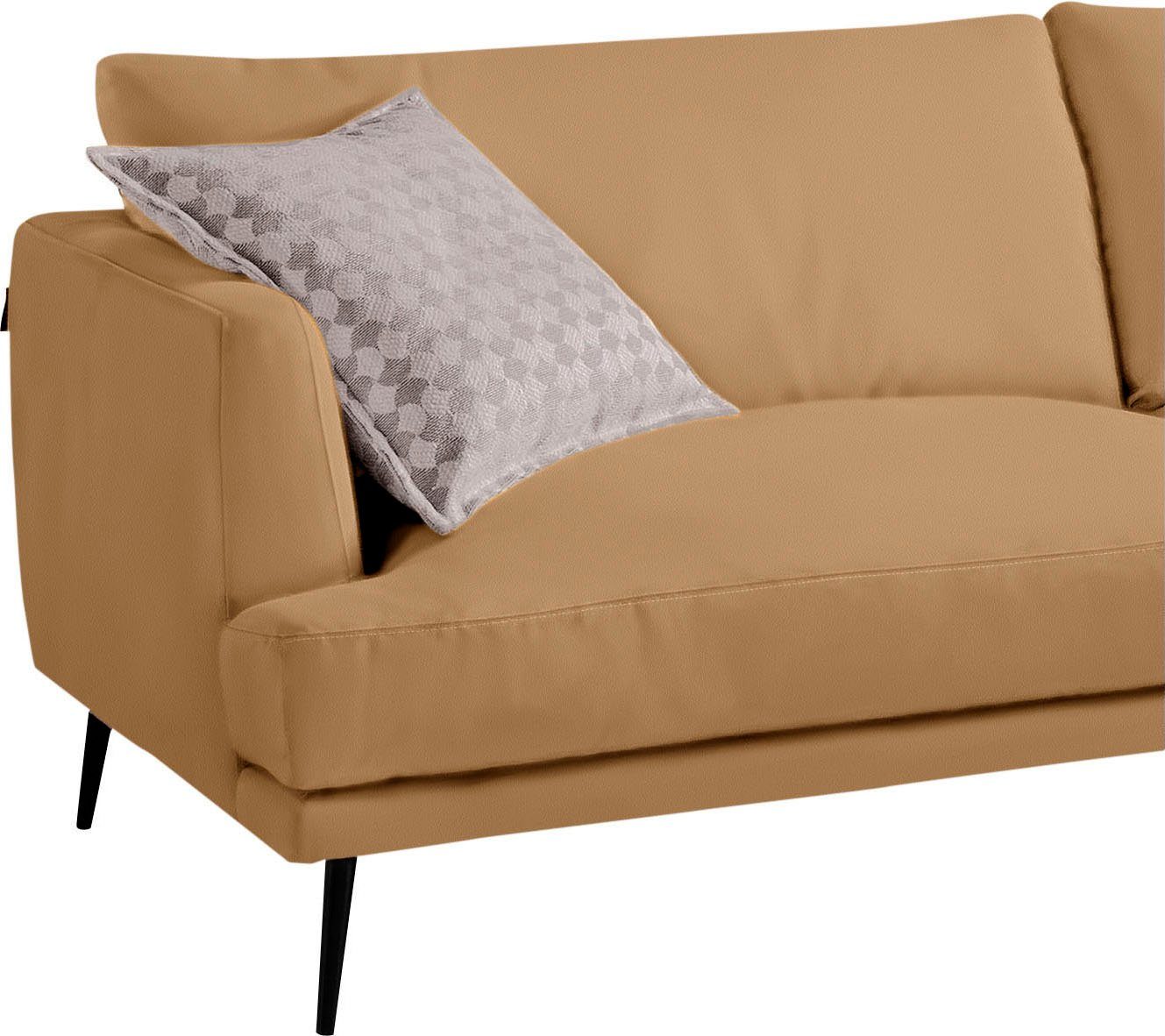 Egoitaliano Ecksofa Sophia, Designsofa mit extrakomfortablem Sitzkomfort, Breite 274cm, mit Daunenfederung, L-Form