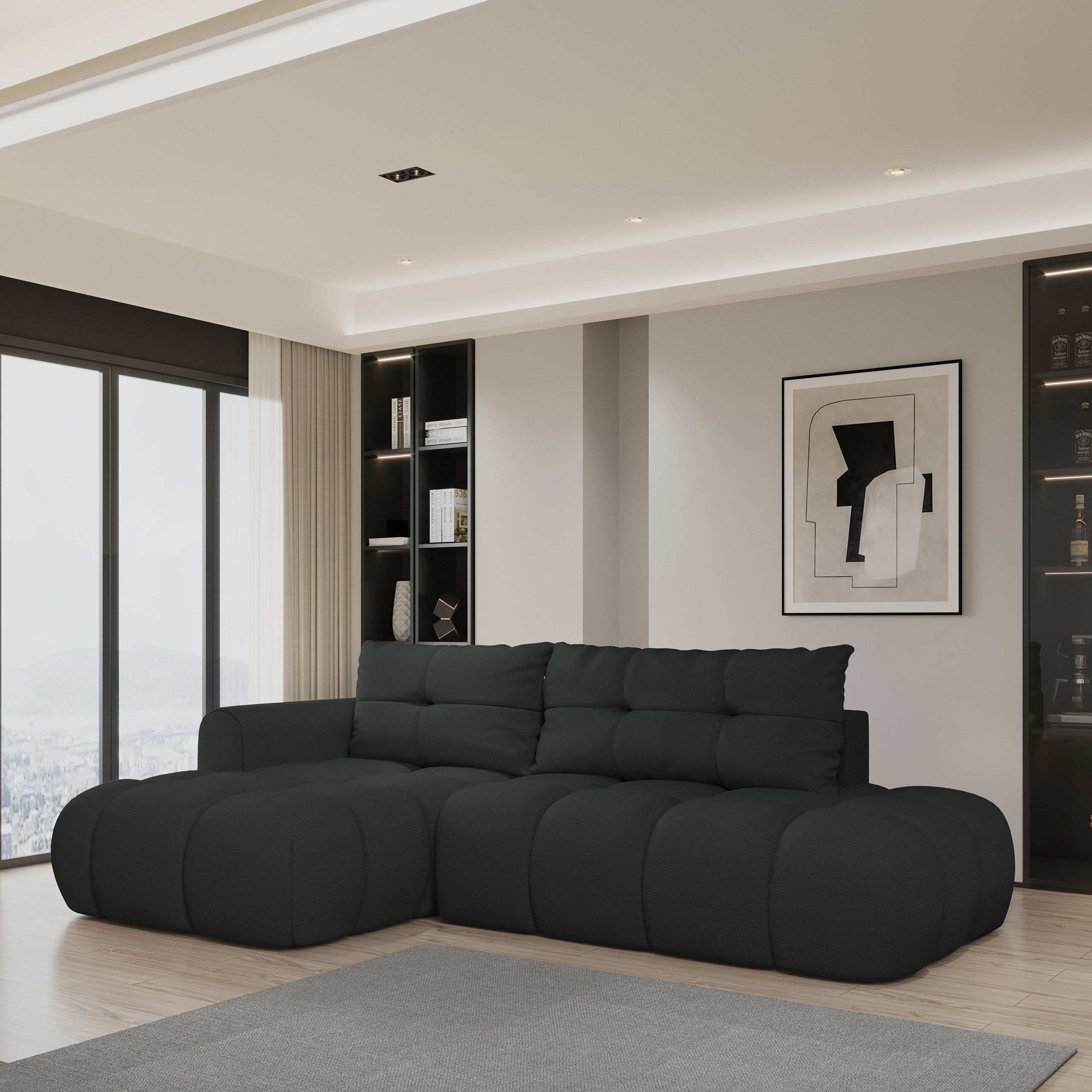 Masseno Ecksofa FLUMA mit Schlaffunktion L-Form, günstig online kaufen