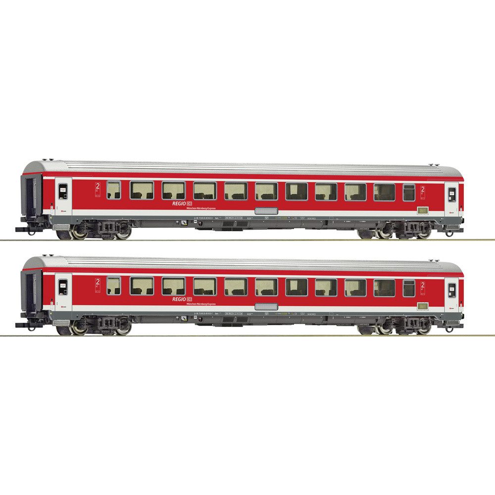 Roco Легковой автомобиль Roco 6200097 H0 2er-Set Regio München-Nürnberg-Express der DB AG