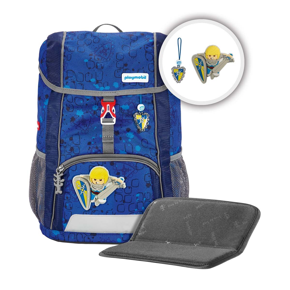 Step by Step Ранцы Kinderrucksack, KID Playmobil Novelmore Arwynn 3-teilig, 13 l (3-teilig), Vorschule, Freizeitrucksack, ergonomisch
