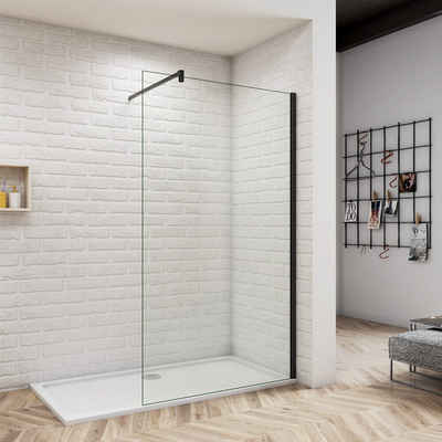 duschspa Duschwand Duschtrennwand Walk in Dusche Duschwand Duschkabine ESG Glaswand, Einscheibensicherheitsglas, Sicherheitsglas, (Set), Glas, Nano Glas