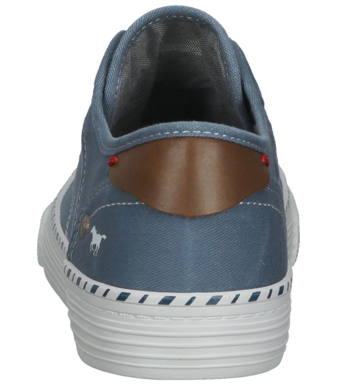Mustang Shoes Halbschuhe Textil Slipper Blau MUSTANG