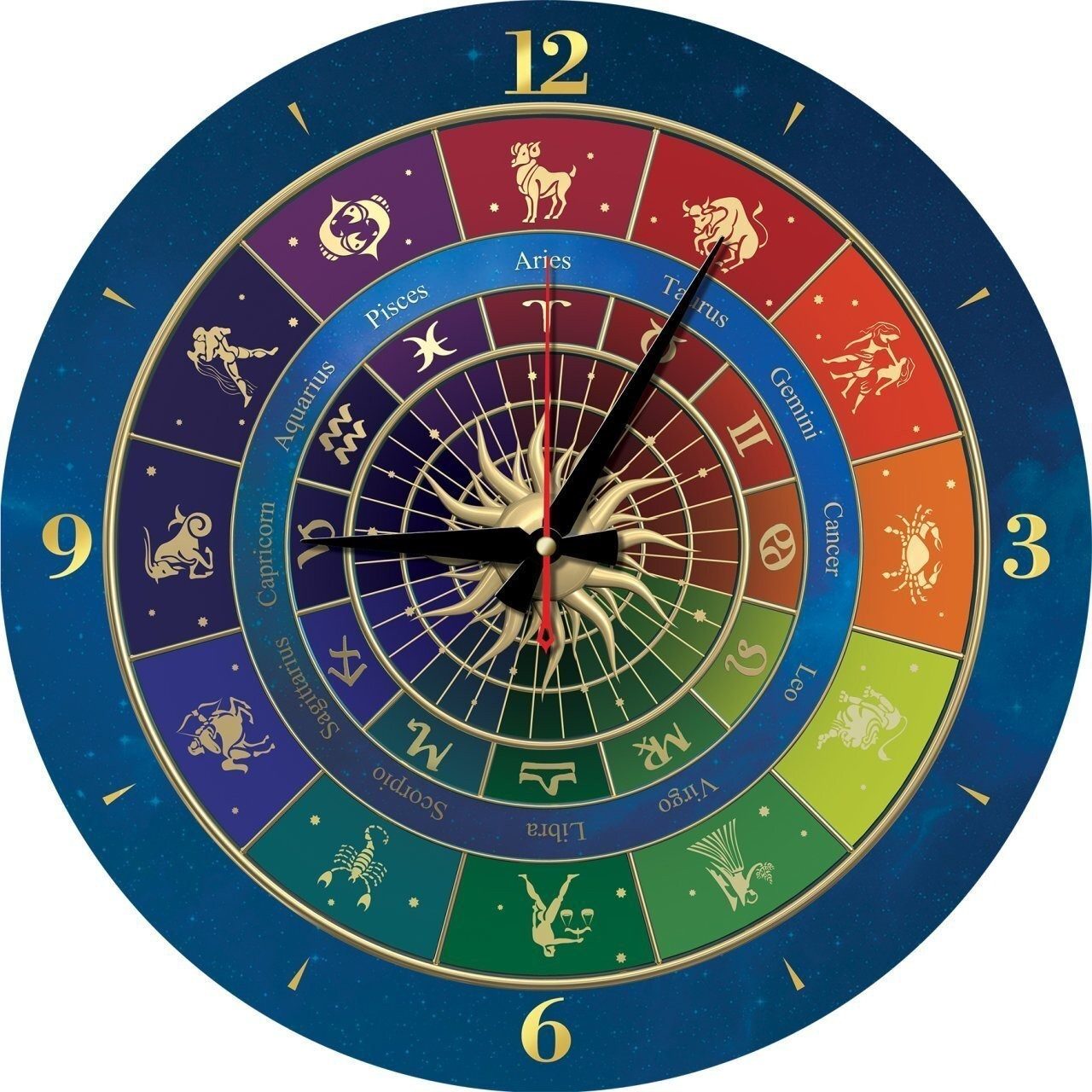 ART PUZZLE Puzzle ART PUZZLE Puzzle Uhr Zodiac 570 Teile, Puzzleteile