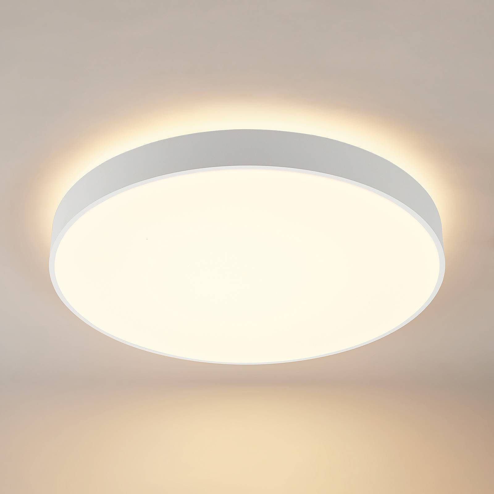 Leuchtmittel, 1 Vanida, Aluminium, weiß, Modern, LED-Leuchtmittel Arcchio inkl. Acryl, LED LED verbaut, fest Deckenleuchte warmweiß, dimmbar, flammig,