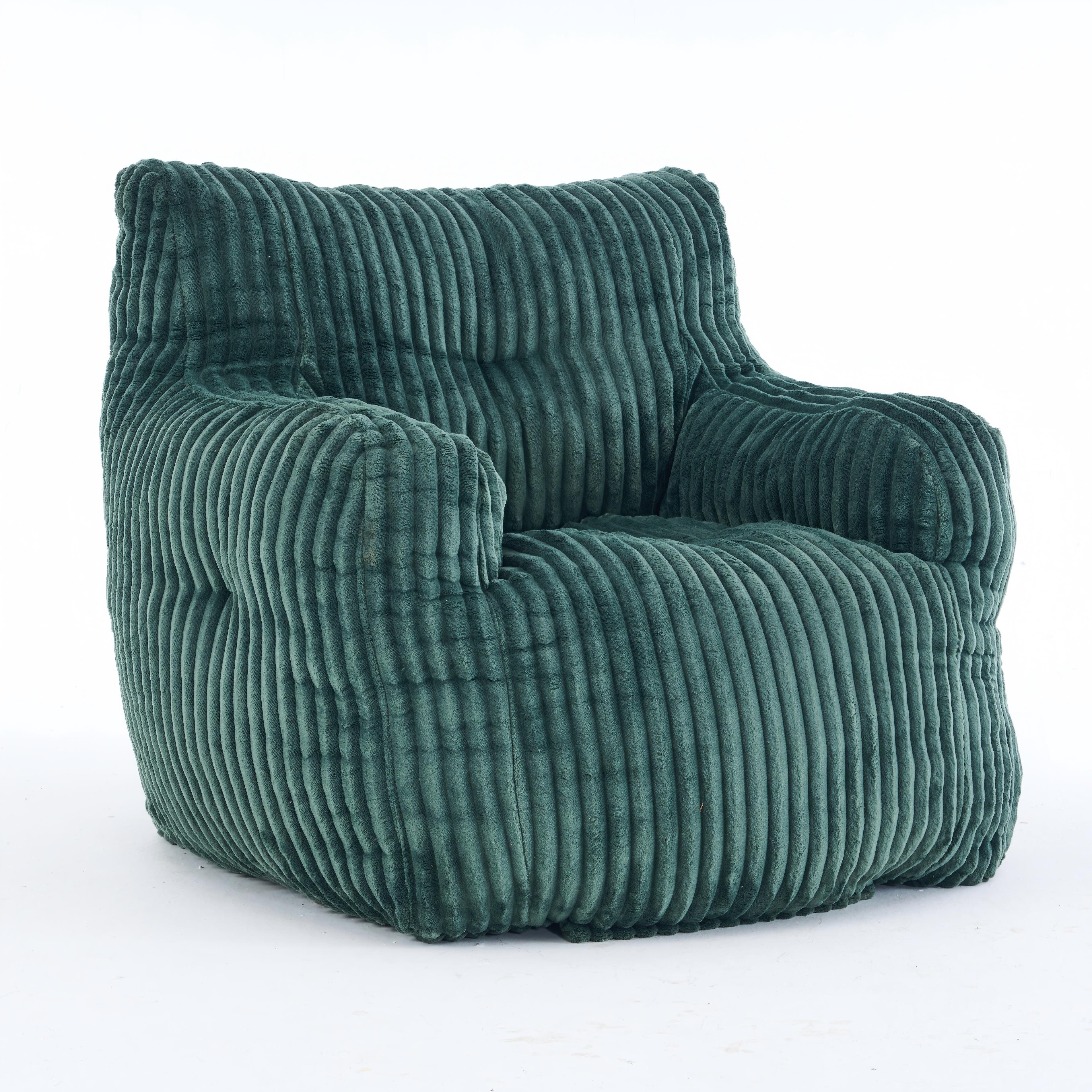 OKWISH Sitzsack Relaxsessel Sofa (gesteppter Schaumstoff-Sitzsack mit Cordstoff-Bezug, 1 St., 94*100*70cm)