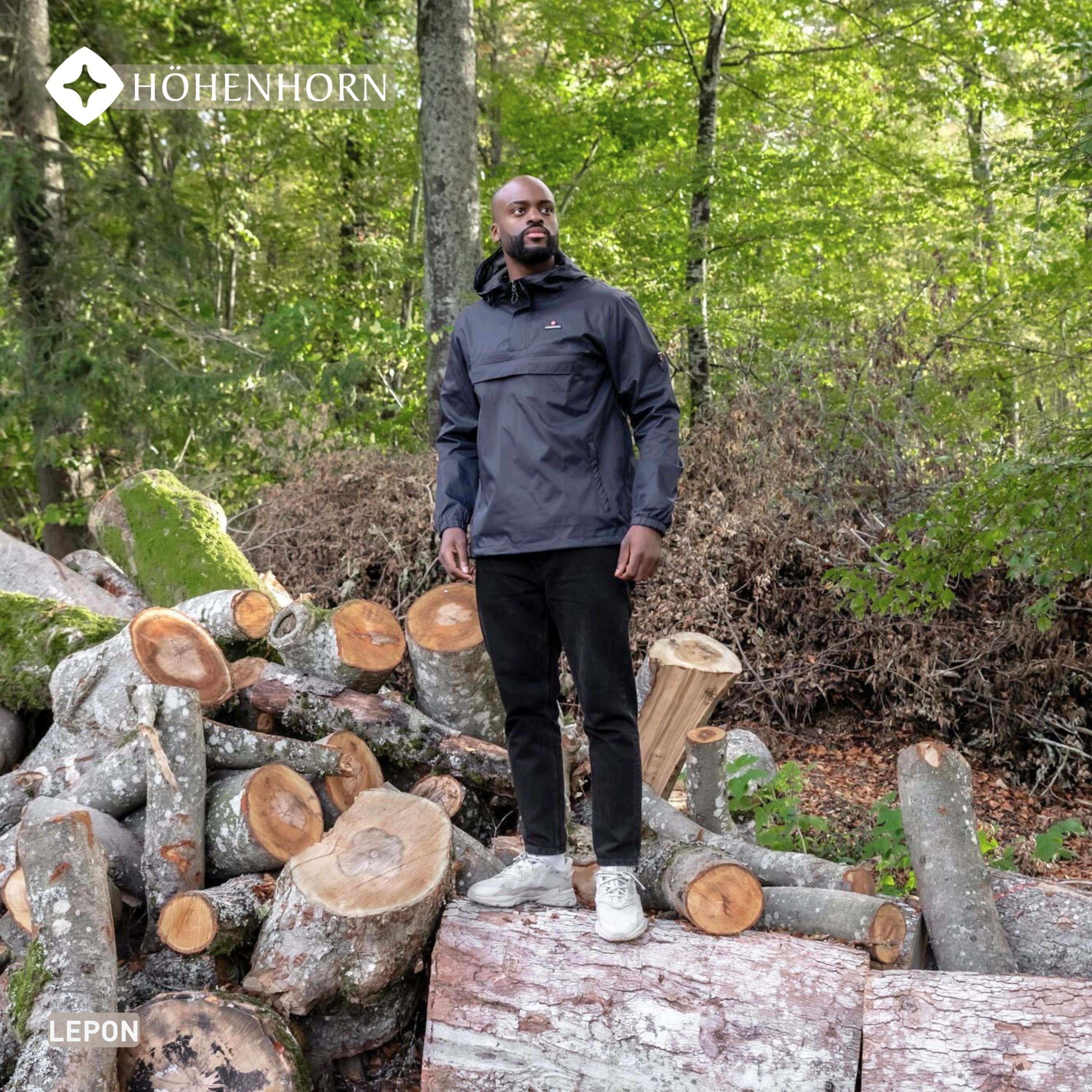 Höhenhorn Windbreaker Lepon Herren Jacke für Männer Schlupfjacke mit Brusttasche Camoflage, seitlicher Reißverschluss