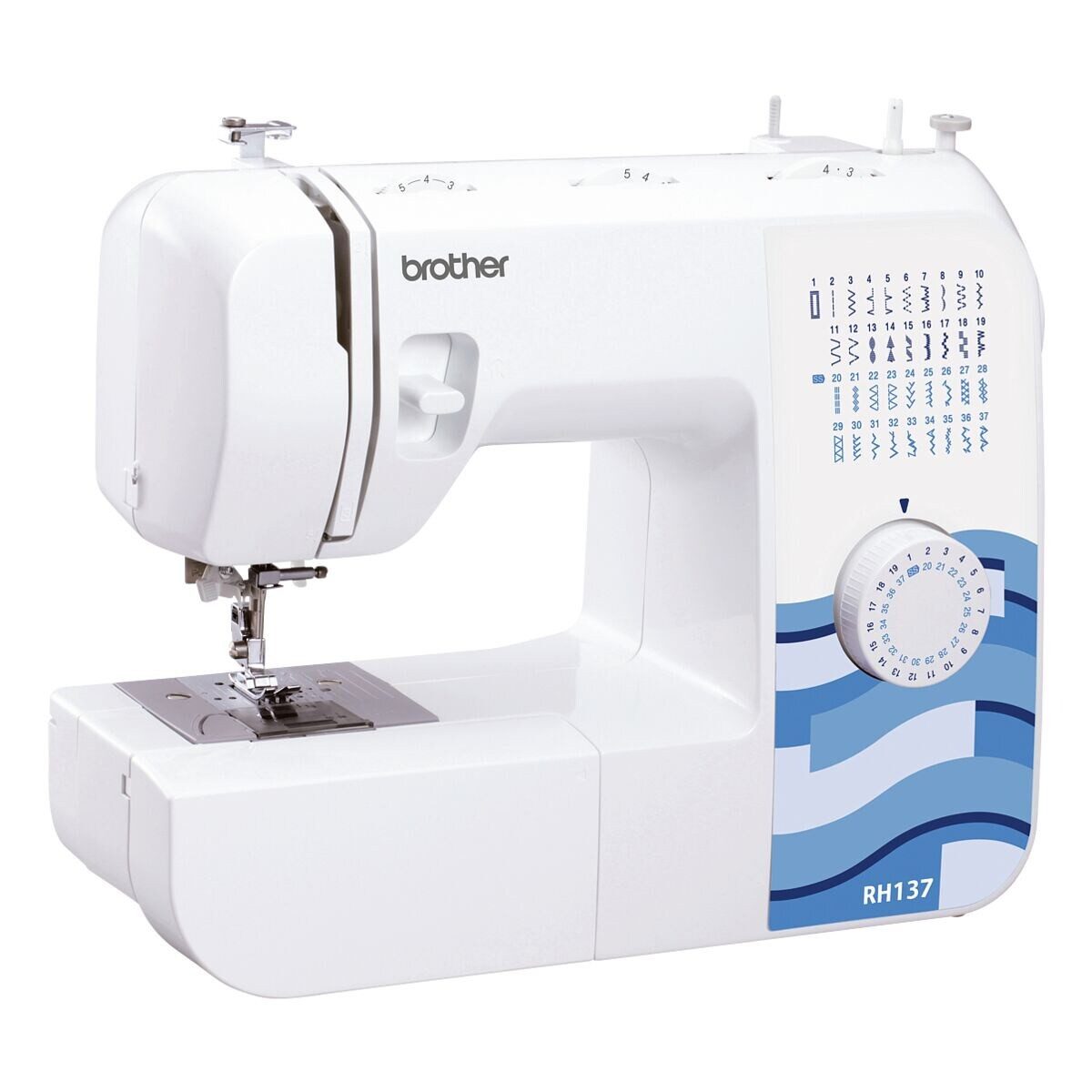 Brother Nähmaschine RH137, 37 Programme, 37 einprogrammierte Stiche