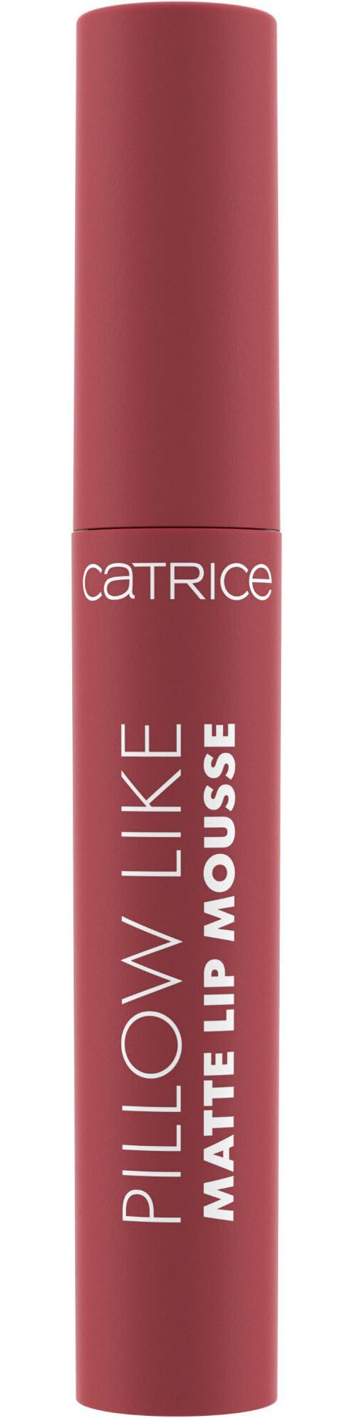 Catrice Lippenstift PILLOW LIKE MATTE LIP MOUSSE, Soft-Focus-Effekt für perfekt gepflegte Lippen, kein Lipliner nötig