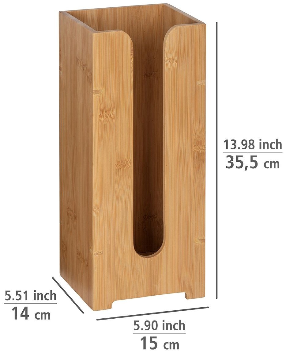 WENKO Toiletten-Ersatzrollenhalter Bambusa, aus Bambus günstig online kaufen